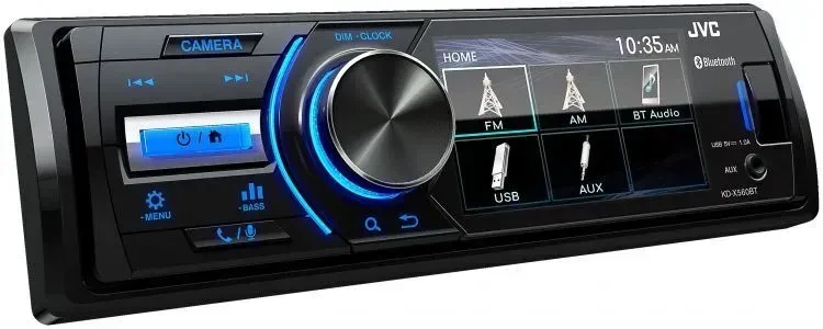 Автомагнитола JVC KDX560BT 1 DIN, Bluetooth, без CD, морская