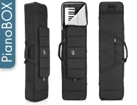 Чехол для цифрового пианино или синтезатора bagandmusic BM1097 Casual Grey (88 клавиш)