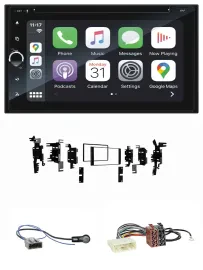 Blaupunkt 2DIN Bluetooth DAB USB DVD MP3 Autoradio für Nissan Tiida Versa C11 20