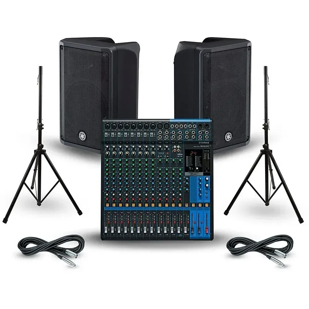 Активная акустическая система Yamaha MG16XU-DBR10 10" (набор)