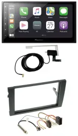 Pioneer USB MP3 2DIN Bluetooth DAB Autoradio für Audi A4 B6 B7 2001-2008 ISO