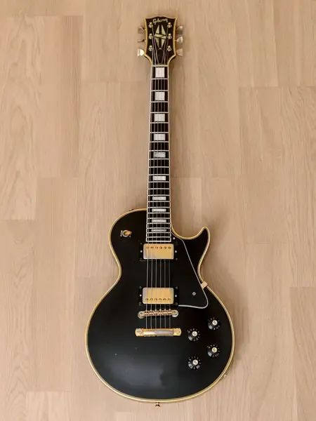 Электрогитара Gibson Les Paul Custom Black Beauty Vintage Guitar w/ Pat # T Tops, Tags 1969