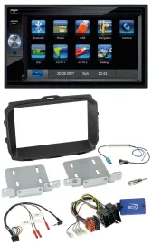 Автомагнитола Blaupunkt 2-DIN, Bluetooth, USB, SD, MP3, поддержка кнопок на руле, для Alfa Romeo Giulietta 2