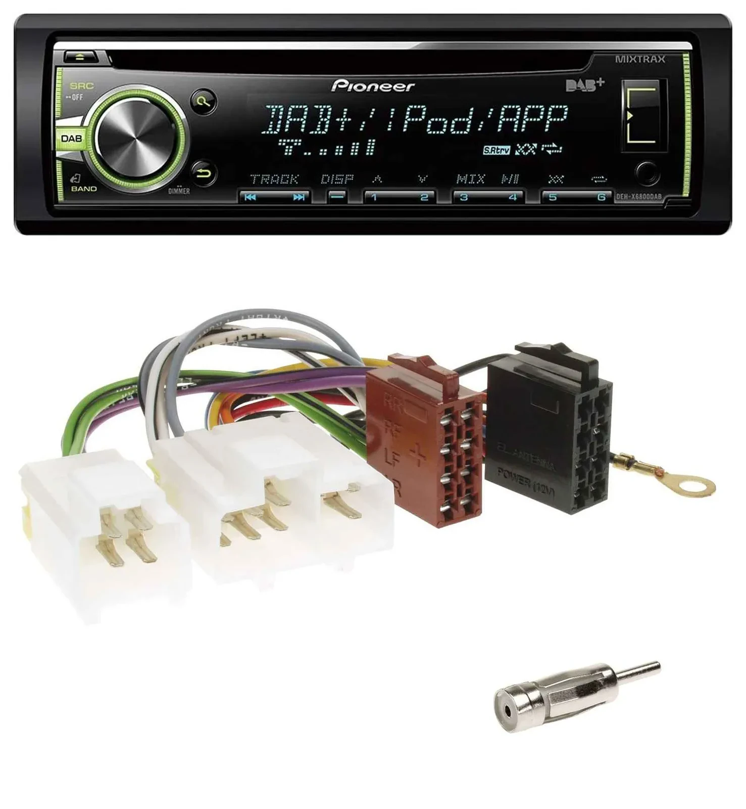 Автомагнитола для Nissan Almera N15 (1995-2000) Pioneer DAB, USB, MP3, AUX, CD