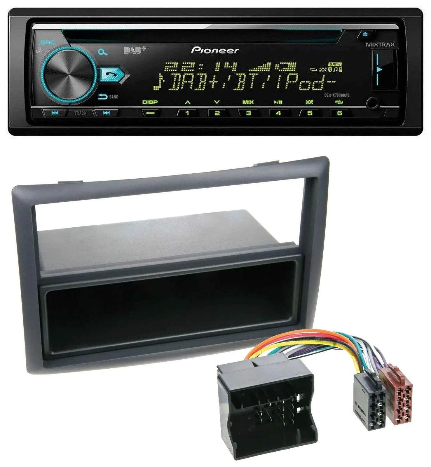Автомагнитола для Renault Megane (2009–2010) Pioneer DAB, CD, USB, Bluetooth, MP3