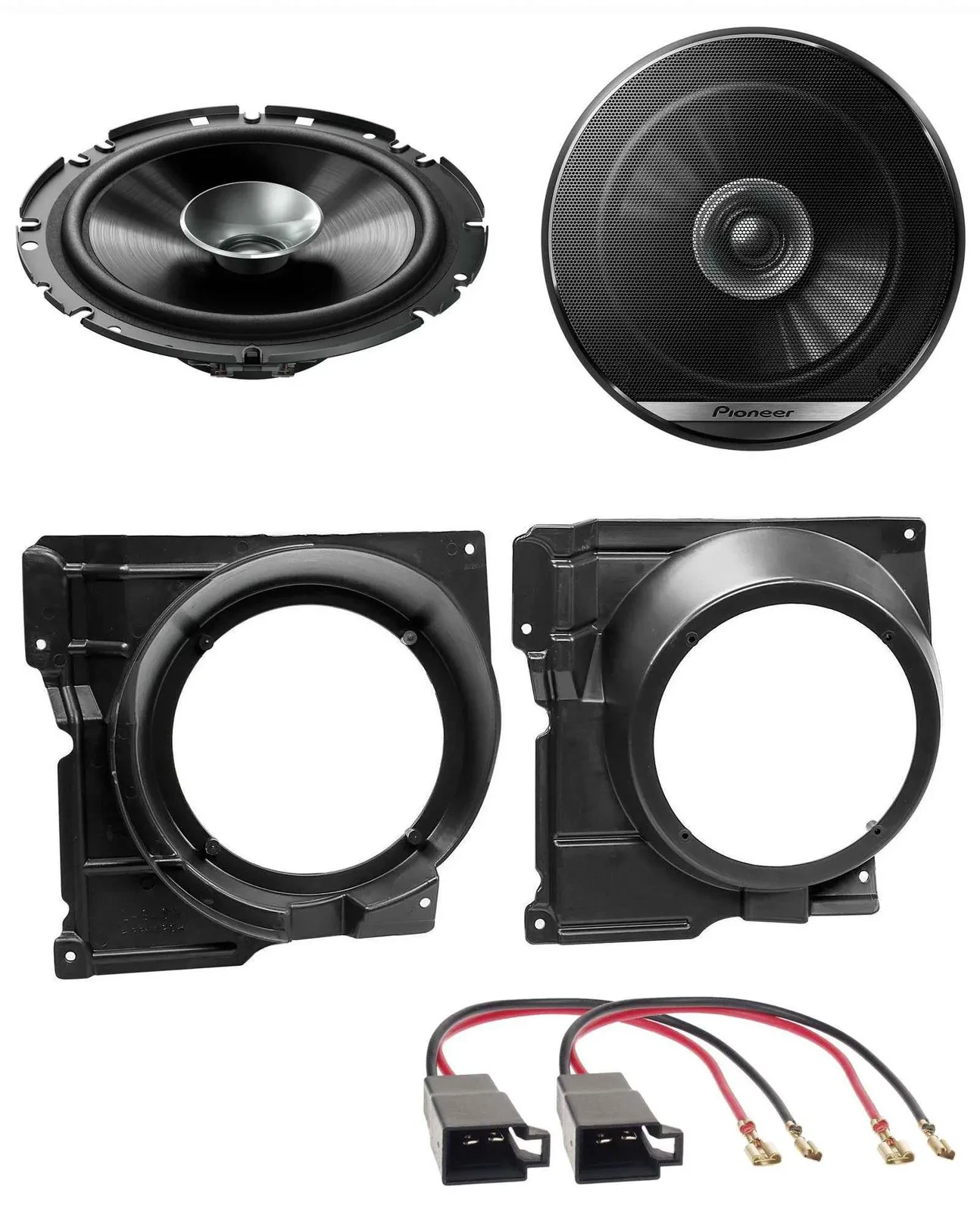 Автомобильные динамики Pioneer 6.5" 280W для VW Polo 1999–2001, передняя дверь