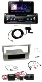 Pioneer DAB Bluetooth Lenkrad USB Autoradio für Opel Corsa D satin-stone 09-14