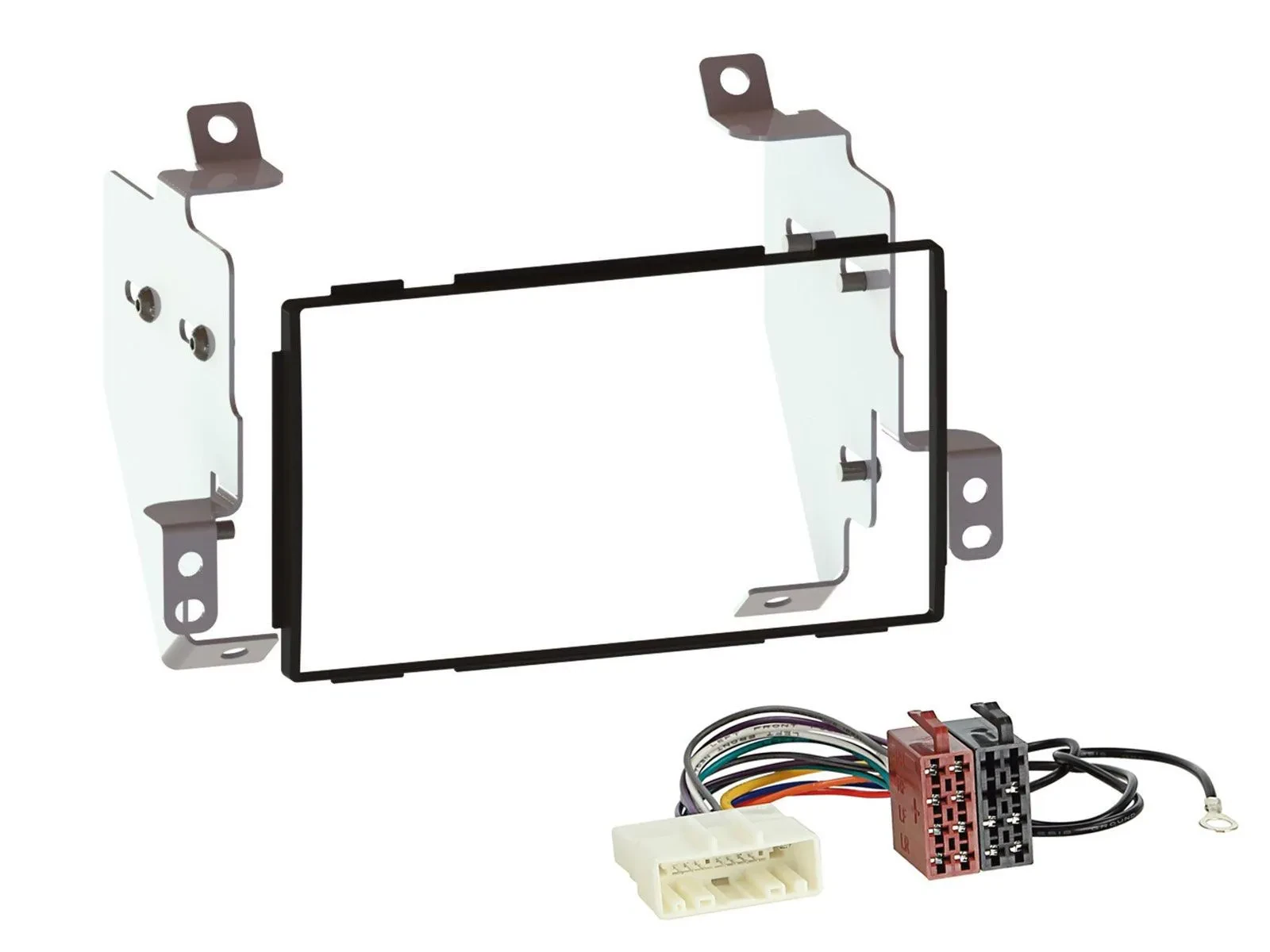 Einbauset Doppel DIN Autoradio für Nissan Note (2005-2013)