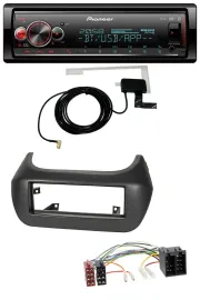 Автомагнитола Pioneer Bluetooth, DAB, USB, MP3 для Fiat Fiorino/Qubo, Citroen Nemo, Peugeot