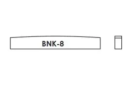 BNK-8 Заготовка верхнего порожка для гитары, кость, Hosco