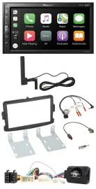 Автомагнитола для Dacia Sandero (с 2013) Pioneer 2DIN USB Bluetooth DAB черная