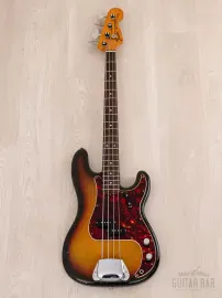 Бас-гитара Fender Precision Bass P Sunburst w/case USA 1973