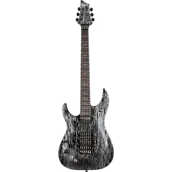 Электрогитара Schecter C-1 Floyd Rose Sustainiac Silver Mountain Left-Handed