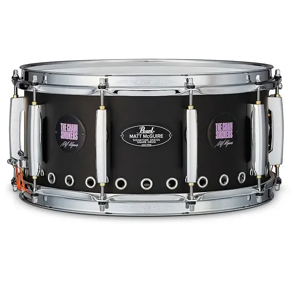 Малый барабан Pearl Matt McGuire Tour Edition Signature 14x6.5 Matte Black