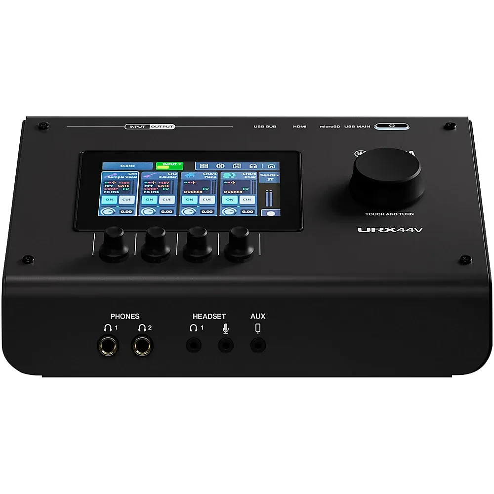 Yamaha URX44V USB-C Audio/Video Interface - Black