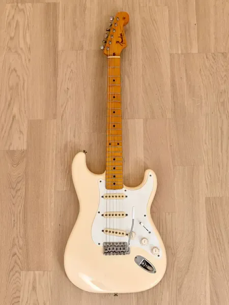 Электрогитара Fender JV ST57-65 '57 Stratocaster Olympic White w/gigbag Japan 1983