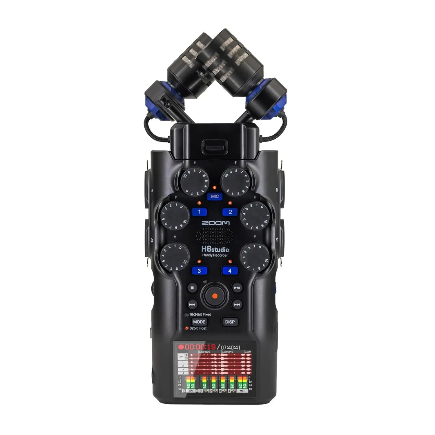 Zoom H6studio 8-Track 32-Bit Float Handy Recorder with XY Stereo Mics