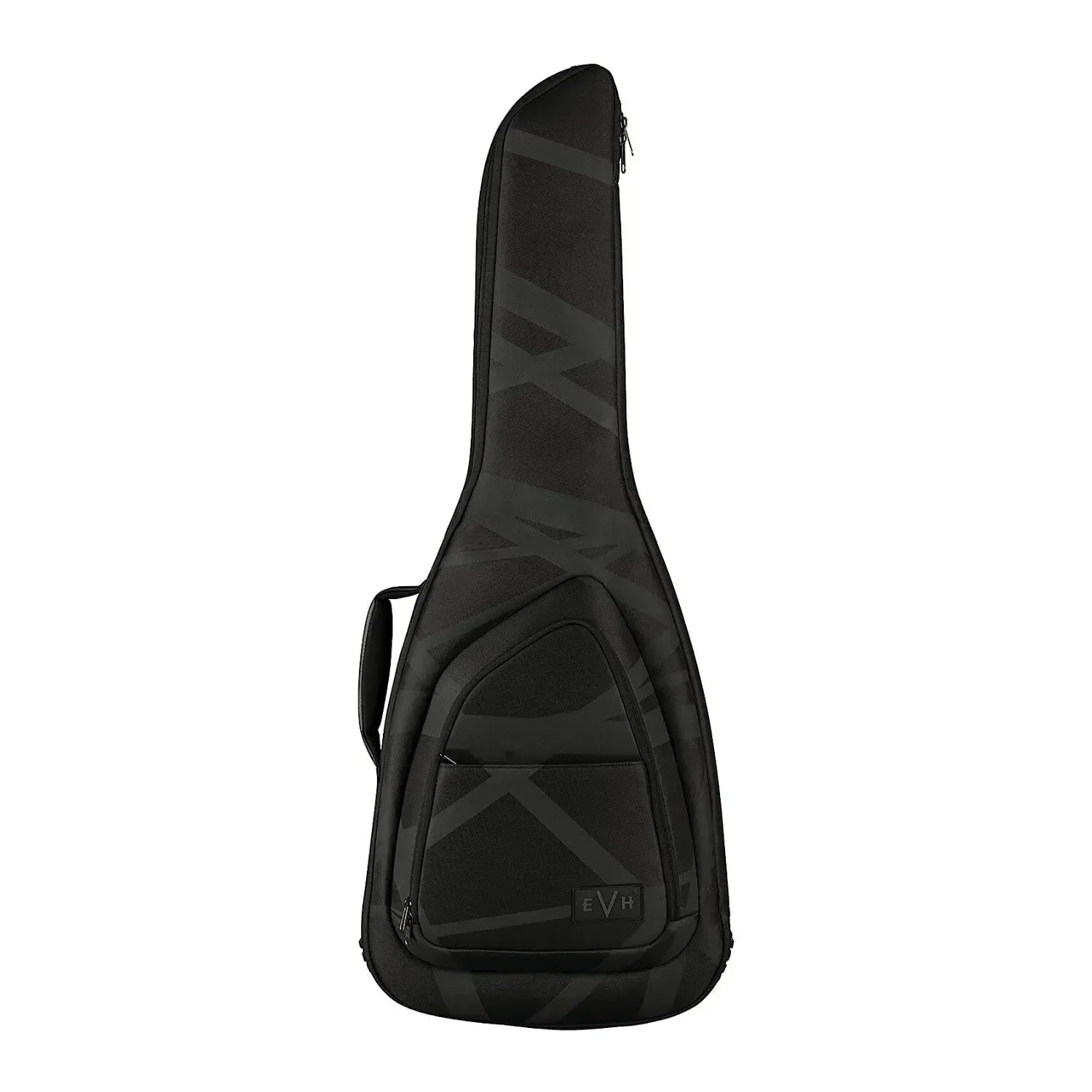 EVH Striped Durable Stylish and Secure Guitar Gig Bag Black and Gray