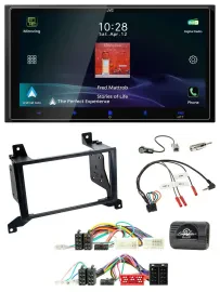 JVC USB Bluetooth 2DIN DAB Lenkrad Autoradio für Hyundai Santa Fe CM 2009-2012