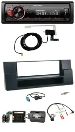Pioneer 1DIN MP3 DAB USB Lenkrad Autoradio für BMW 5er E39 X5 Quadlock Ablage