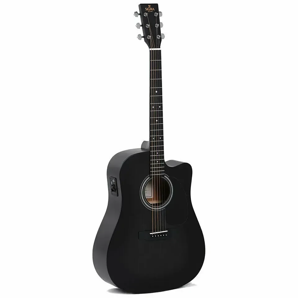 Электроакустическая гитара Sigma Guitars DMCE-BKB Dreadnought Blackburst