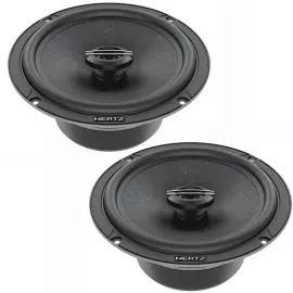 Hertz CX 165 Cento Series 70W 6.5" 2-Way Car Audio Coaxial Speakers