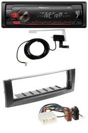 Pioneer 1DIN USB DAB MP3 AUX Autoradio für Mitsubishi Colt (2004-2008)