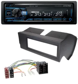 Alpine USB Bluetooth DAB MP3 Autoradio für Fiat Panda (bis 2002) - schwarz
