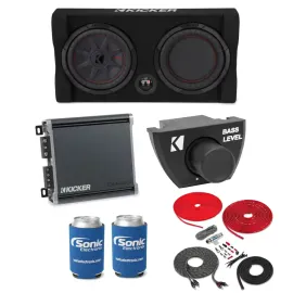 Сабвуфер пассивный для авто Kicker TRTP102 + CXA400.1 (набор)
