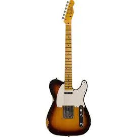 Электрогитара Fender Custom Shop '59 Telecaster Custom Relic Maple Wide Fade Chocolate 3-Color Sunburst