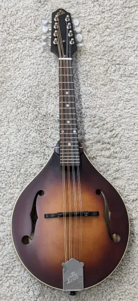 The Loar Model LM-110-BRB Honey Creek Hand-Carved A-Style Mandolin in Brownburst