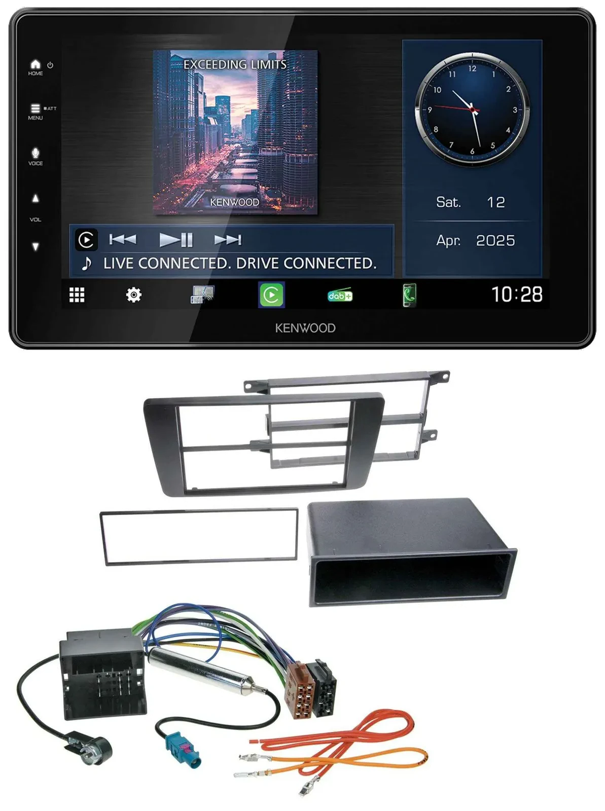 Kenwood MP3 Bluetooth USB DAB Autoradio für Skoda Octavia II 2004-2013 Yeti ab 2