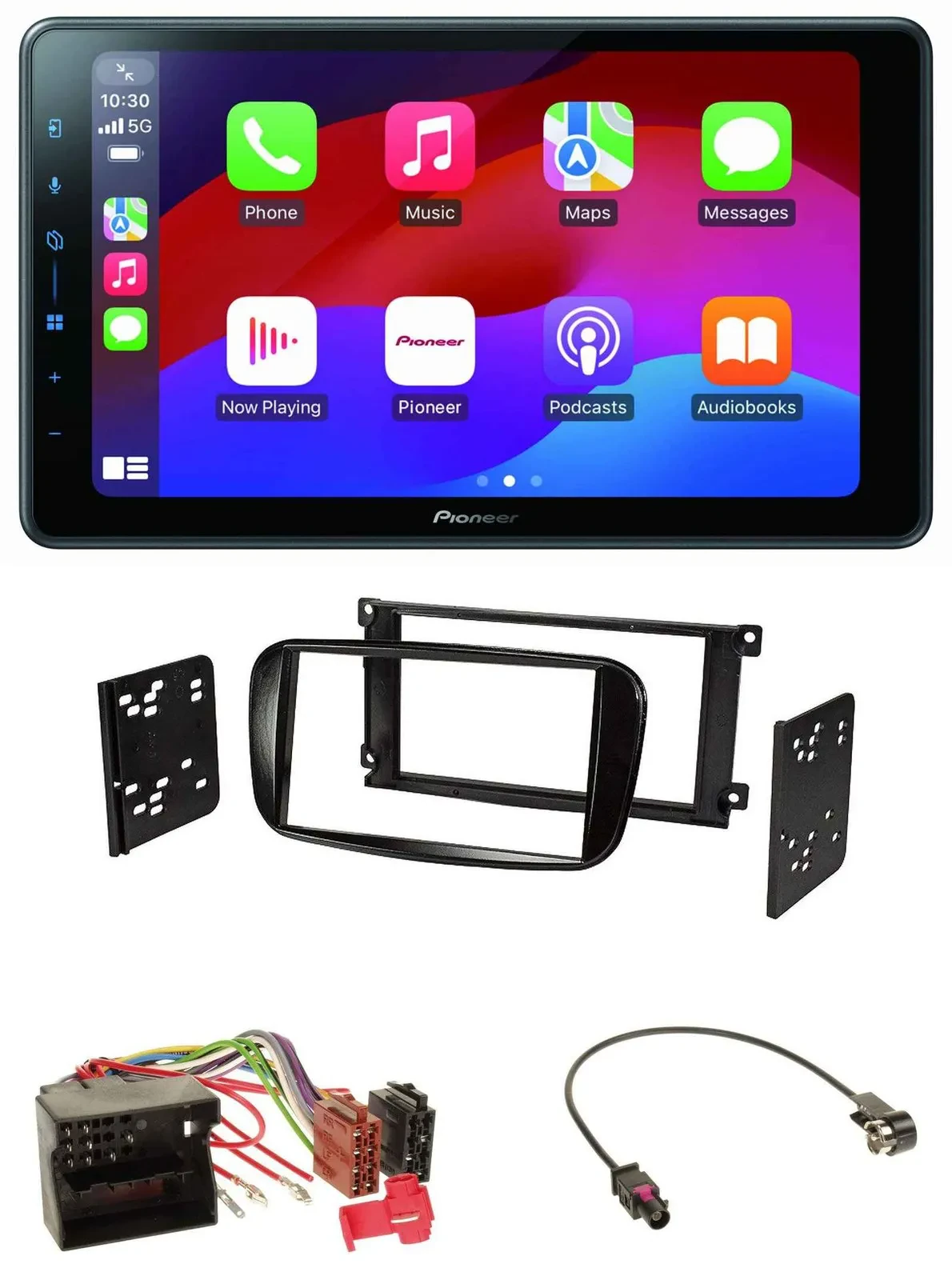 Pioneer Bluetooth 2DIN USB MP3 DAB Autoradio für Ford Mondeo S-Max 2007-2014 glä