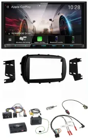 Автомагнитола Kenwood 2-DIN USB DAB Bluetooth для Fiat 500X (с 2014)