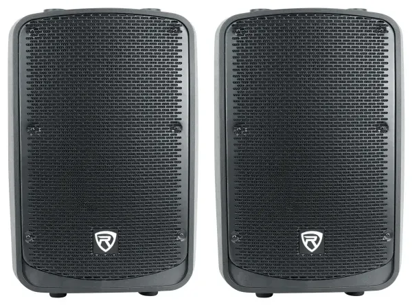 2 Rockville TITAN 12 12" 2000w Powered DJ PA Speakers/Bluetooth/DSP/Wireless TWS