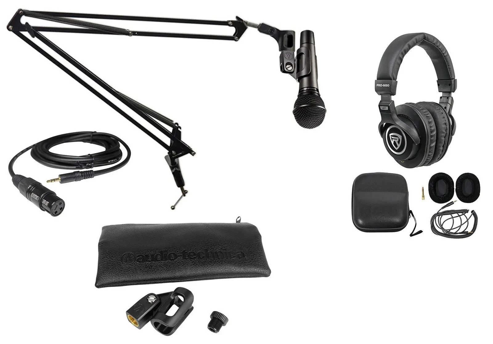 Микрофон проводной Audio-technica ATM510 Black с аксессуарами