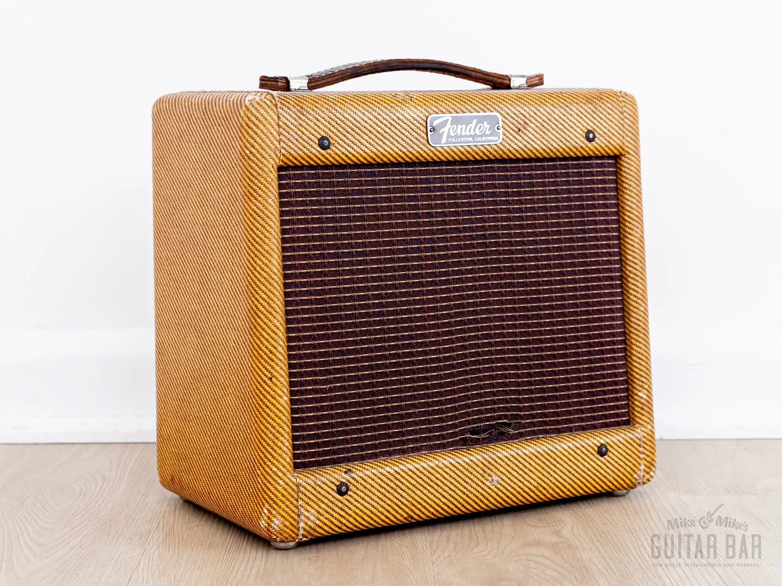 1955 Fender Champ Tweed Narrow Panel Vintage Tube Amp 5E1 Circuit 1x6