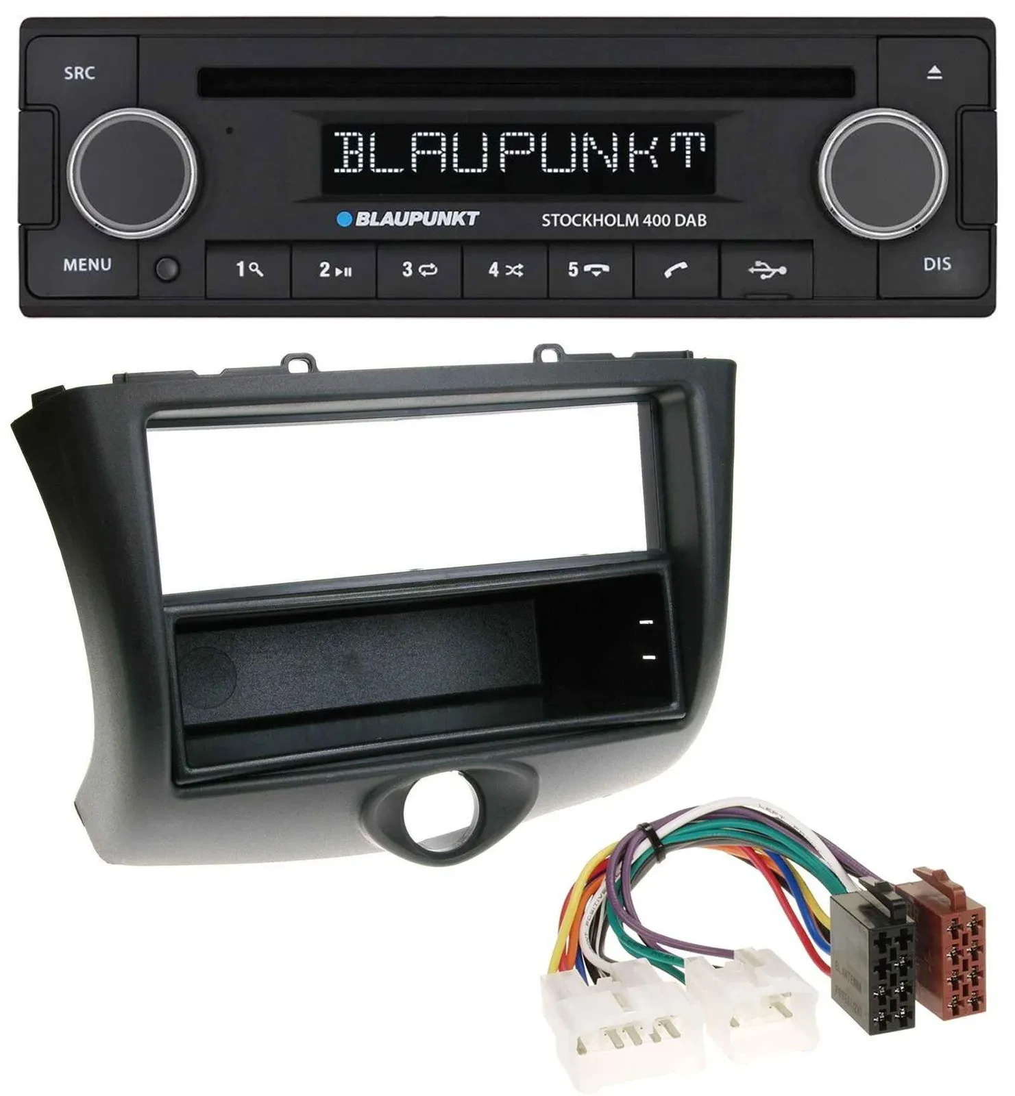 Автомагнитола Blaupunkt MP3 Bluetooth DAB CD USB для Toyota Yaris (2003–2006)