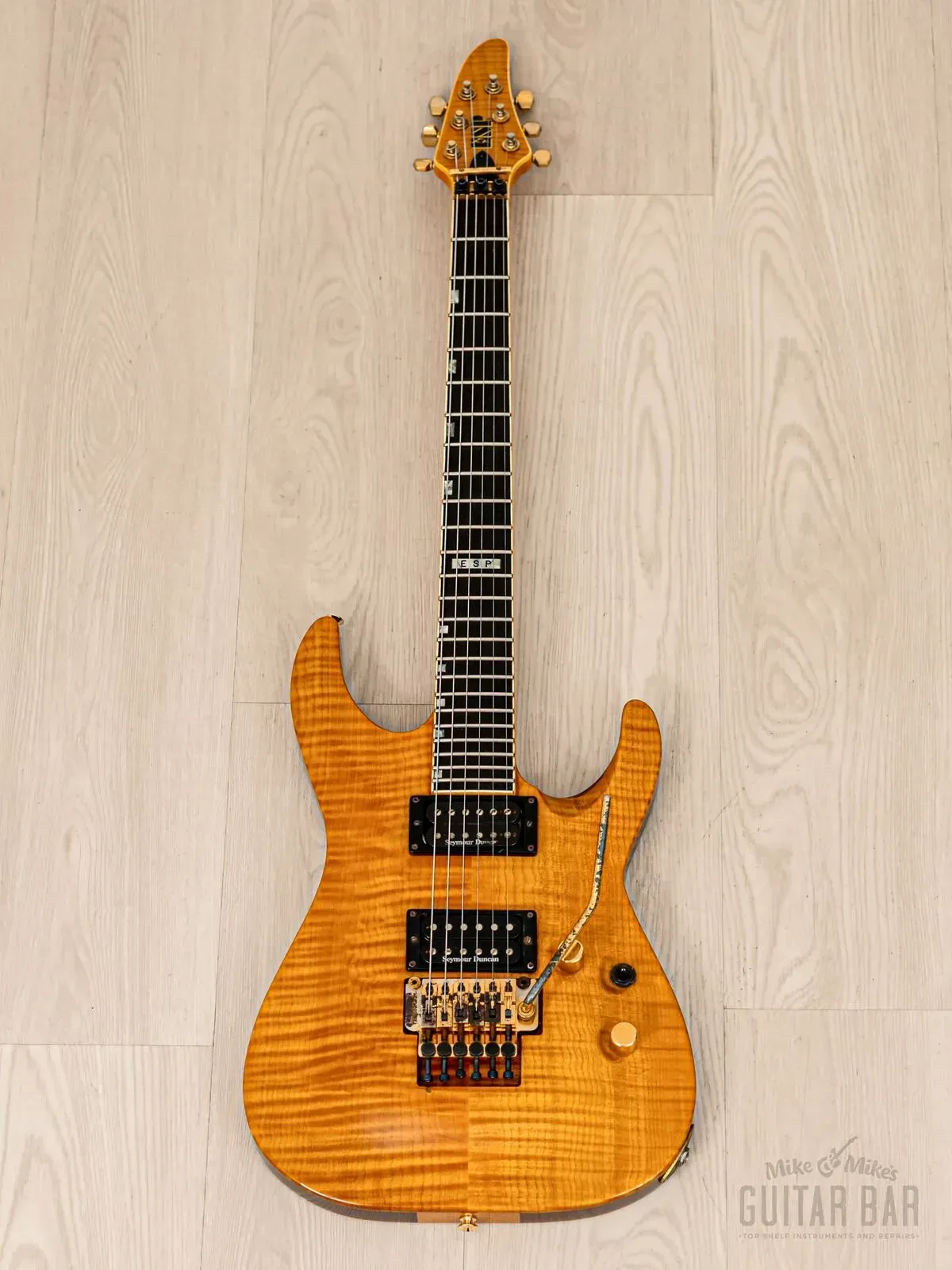 Электрогитара ESP Horizon Custom-FM HH Natural w/gigbag Japan 1992