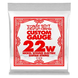 Струна для электрогитары Ernie Ball P01122 Custom gauge, сталь никелированная, калибр 22