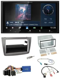 Kenwood Bluetooth 2DIN USB DAB Lenkrad Autoradio für Alfa Romeo Mito 13-18 955 I