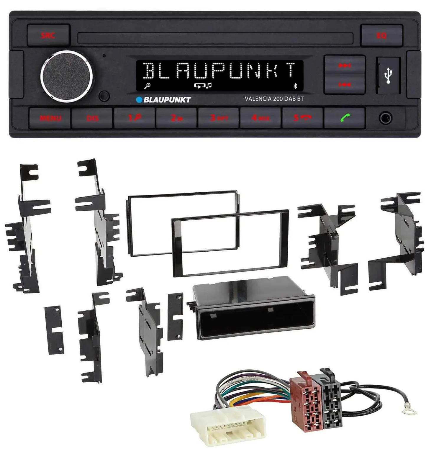 Blaupunkt DAB MP3 Bluetooth USB Autoradio für Nissan Versa ab 07 Xterra ab 13