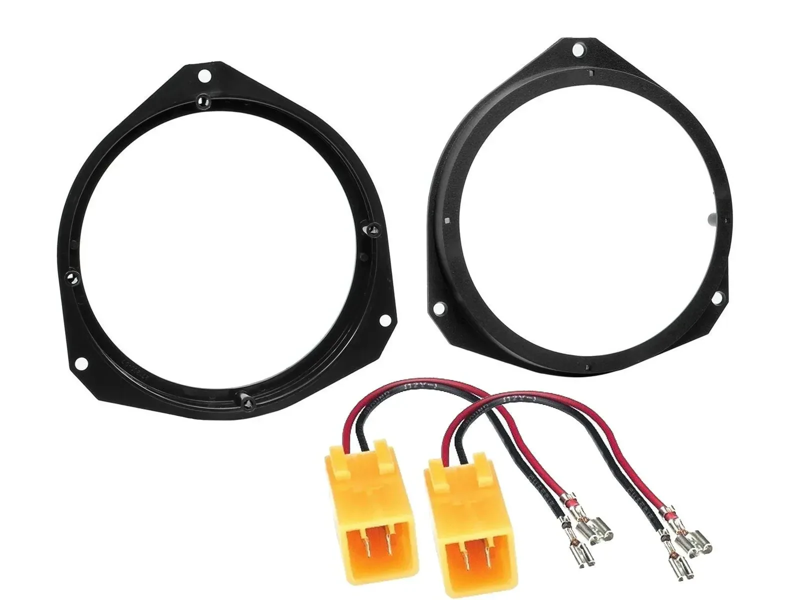 Lautsprechereinbauset für Alfa Romeo Citroen Fiat Peugeot 165 mm Tür Front Heck