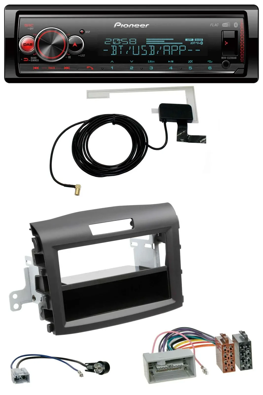 Автомагнитола Pioneer Bluetooth DAB USB MP3 для Honda CR-V (с 2013)