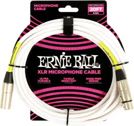 Микрофонный кабель Ernie Ball 6389 XLR-XLR 6 метров