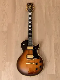 Электрогитара Gibson Les Paul Custom HH Tobacco Sunburst w/case USA 1989