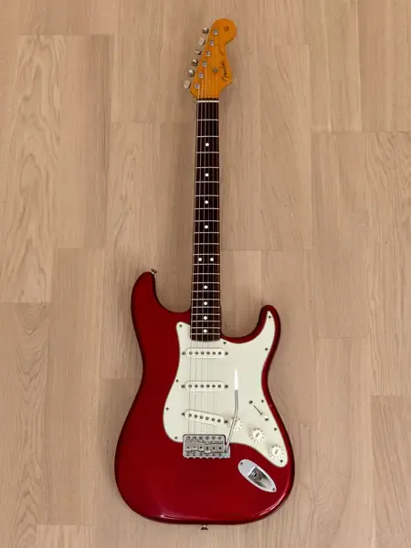 Электрогитара Fender Fullerton American Vintage '62 Stratocaster Candy Apple Red w/case USA 1983