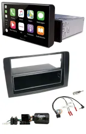 Pioneer Bluetooth Lenkrad DAB USB Autoradio für Fiat Idea 2006-2012 schwarz