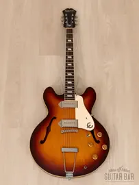 Полуакустическая электрогитара Epiphone Casino Sunburst Pre-Elitist Japan 1991 w/Case