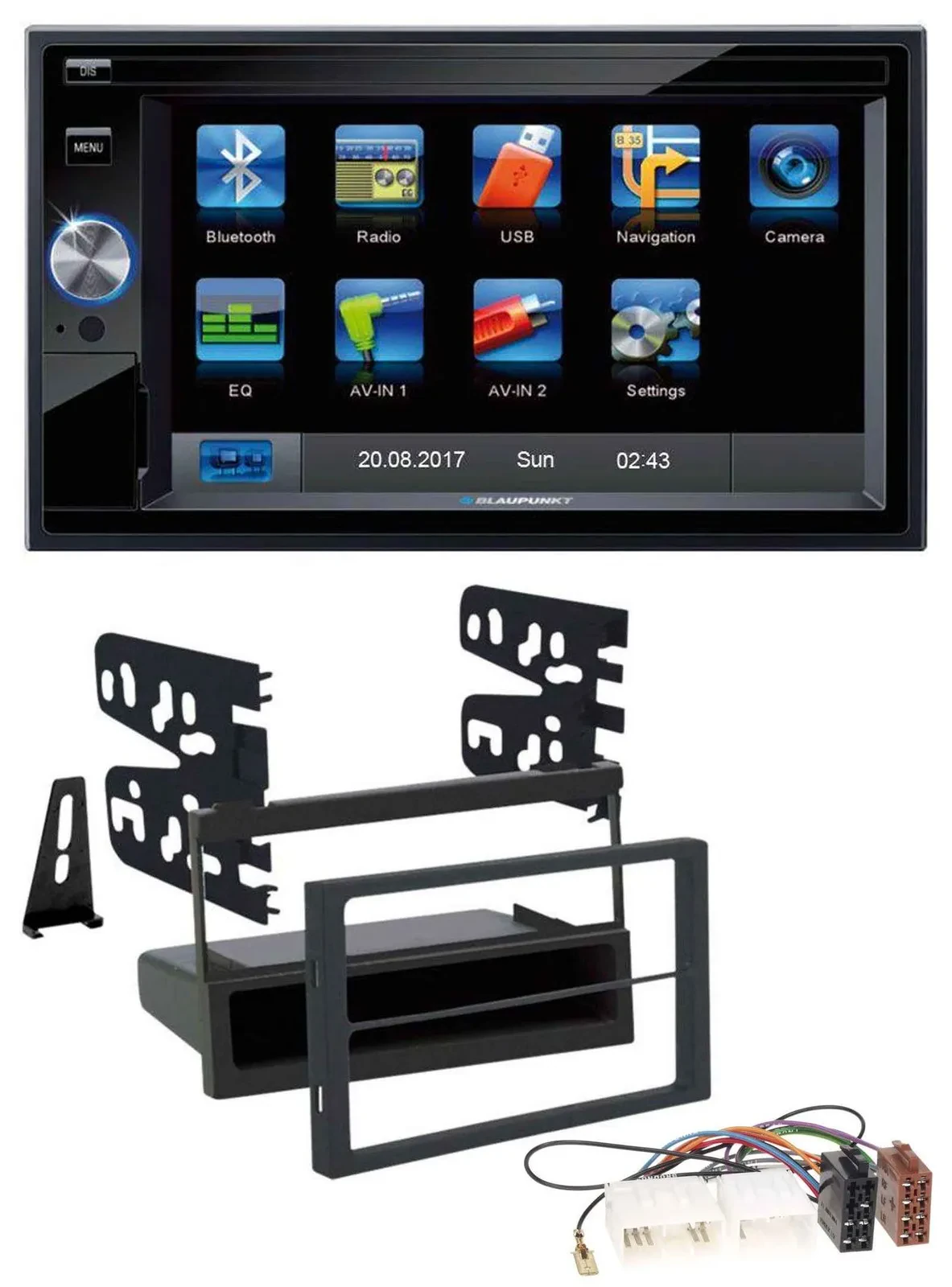 Blaupunkt SD Bluetooth 2DIN MP3 USB AUX Autoradio für Mazda 626 99-02 MPV 96-99